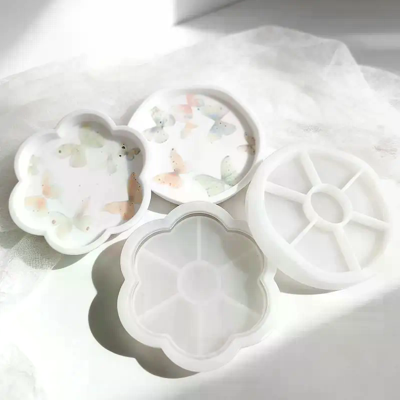 Çiçek/Yuvarlak Şekilli Tepsi S - Resin Craft Ideas incelemesi ve fiyatı
